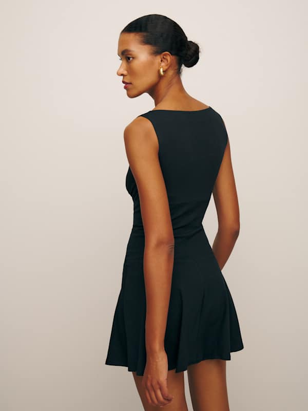 Mayve Knit Dress - Black