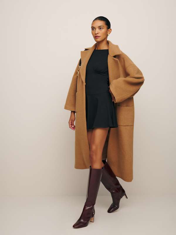 Mayve Knit Dress - Black