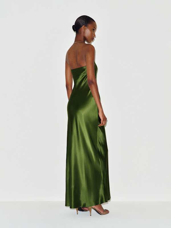 Oren Silk Dress - Topiary