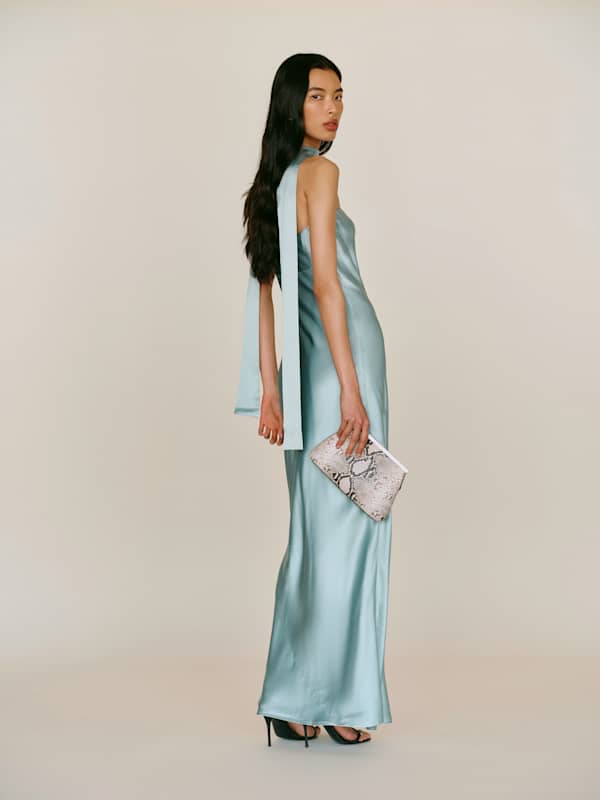 Oren Silk Dress - Zephyr