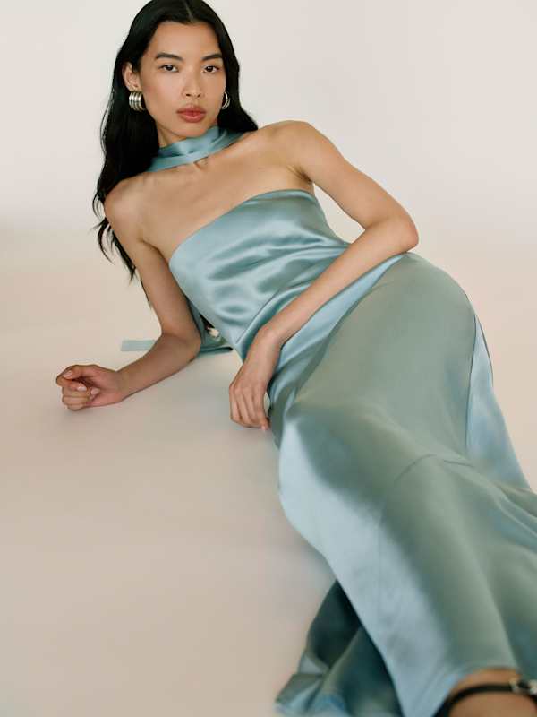Oren Silk Dress - Zephyr