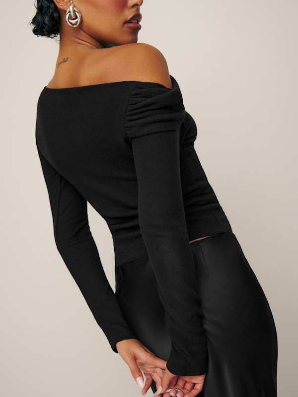 Elio Knit Top - Black