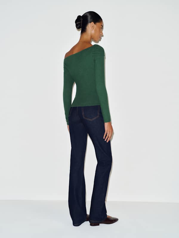 Elio Knit Top - Evergreen