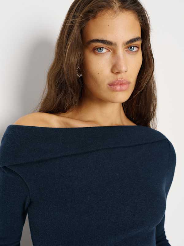 Elio Knit Top - Midnight