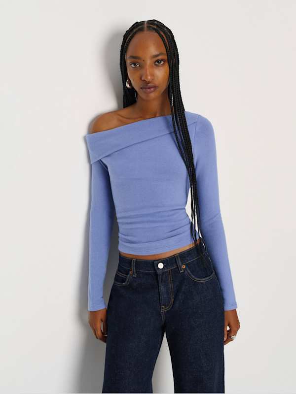 Elio Knit Top - Neptune Blue