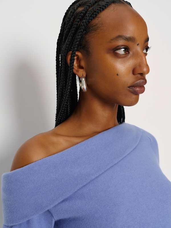 Elio Knit Top - Neptune Blue