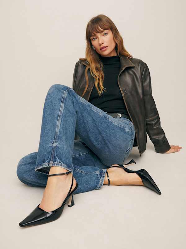 Natasha Pump - Black Patent