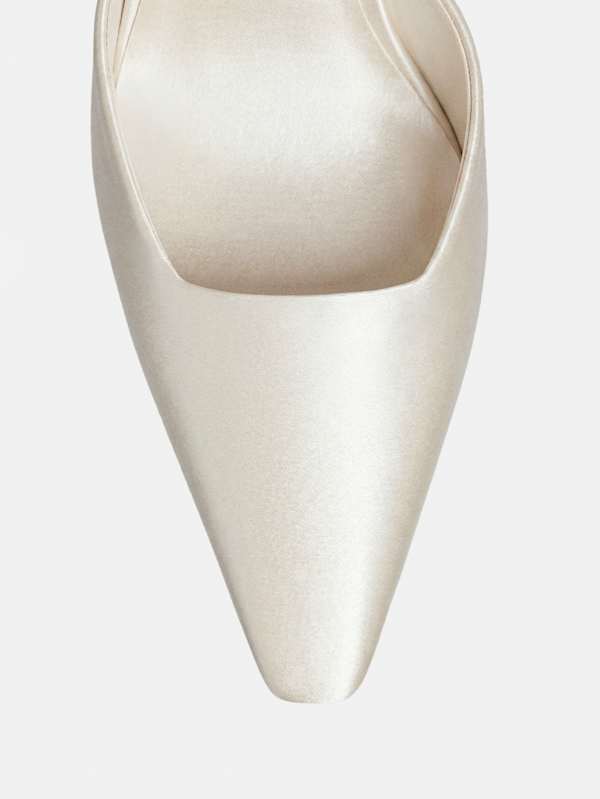Natasha Pump - Fior Di Latte Satin