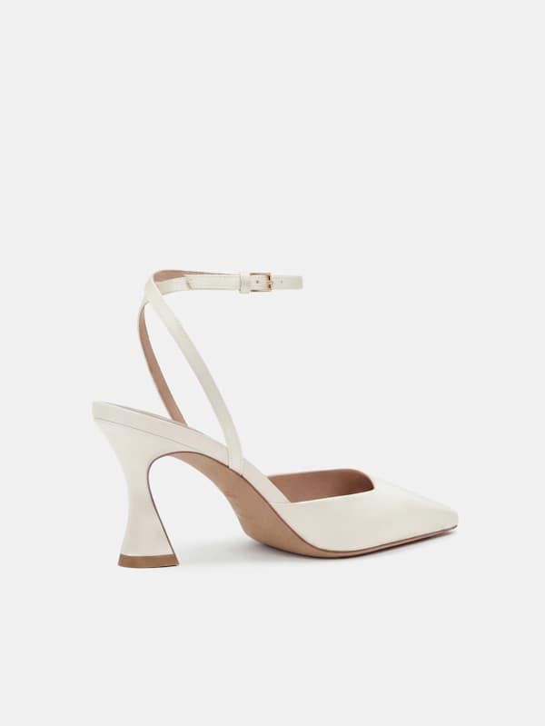 Natasha Pump - Fior Di Latte Satin