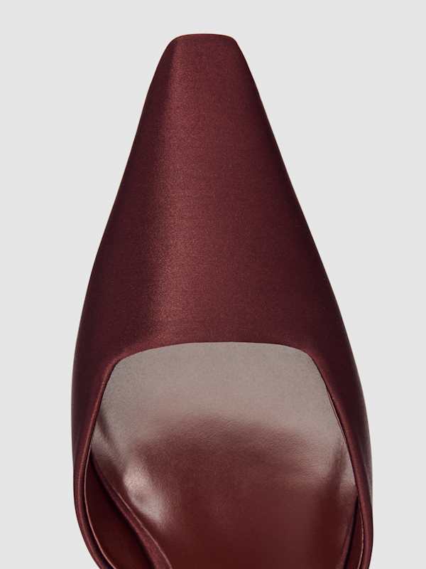 Natasha Pump - Mahogany Satin