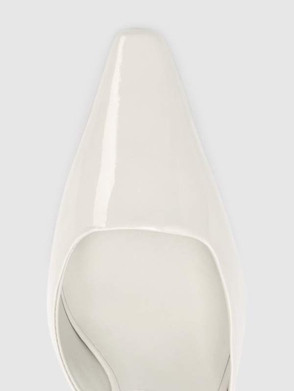 Natasha Pump - White Patent