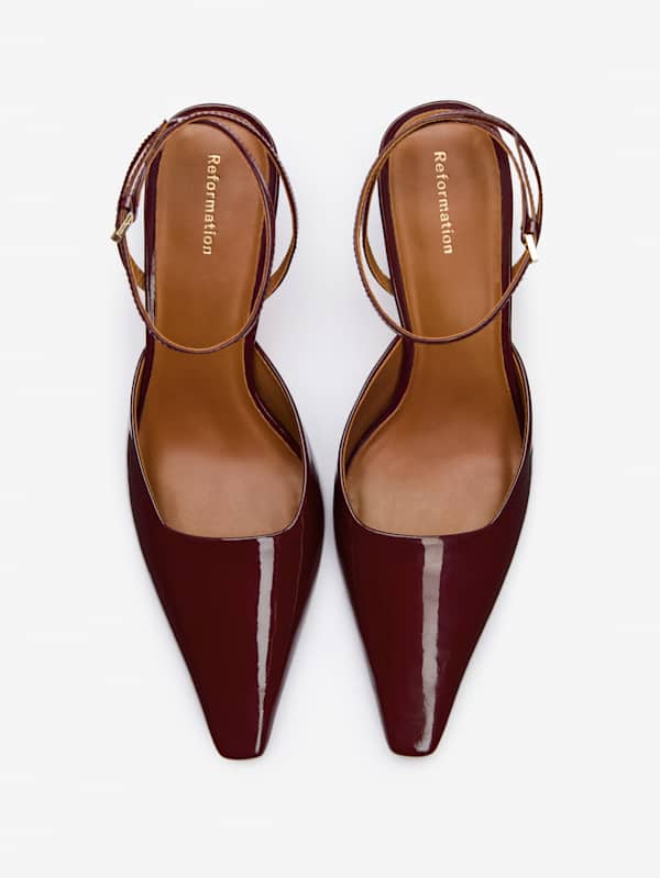 Natasha Pump - Wine Patent