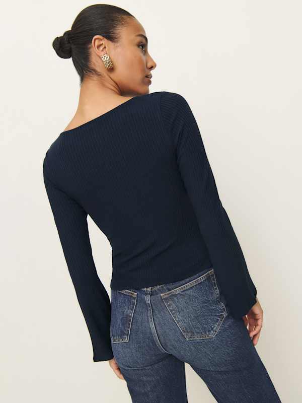 Miller Knit Top - Midnight