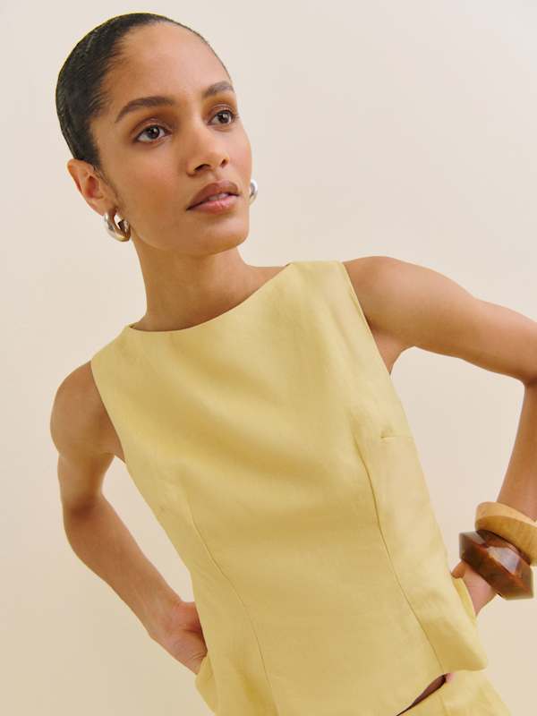 Moya Linen Two Piece - Sunshine