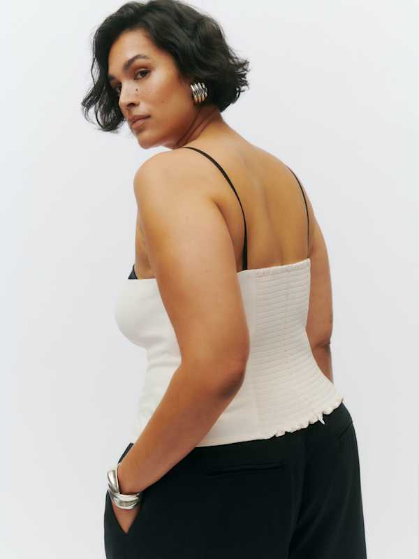 Melanie Top Es - Ivory