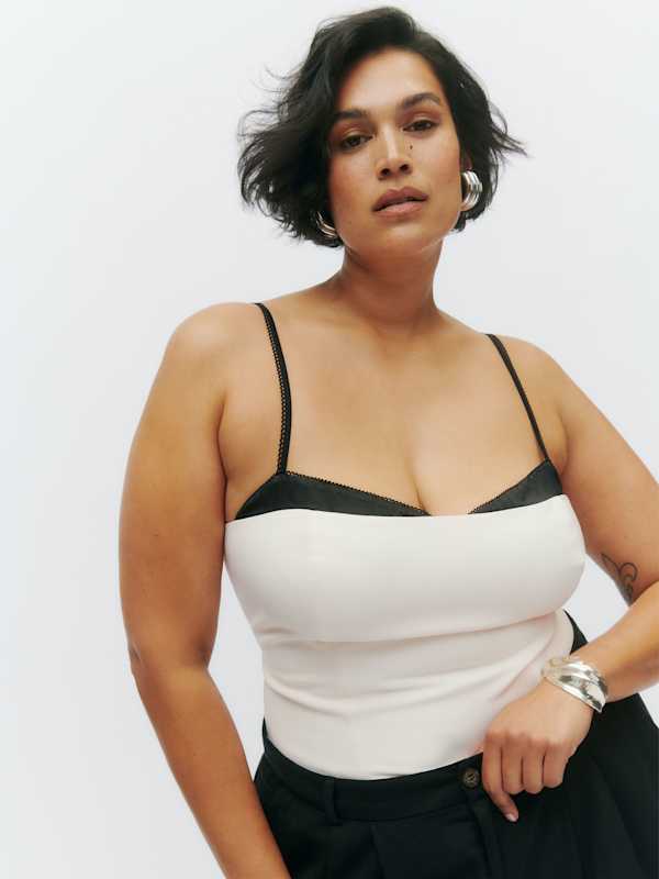 Melanie Top Es - Ivory