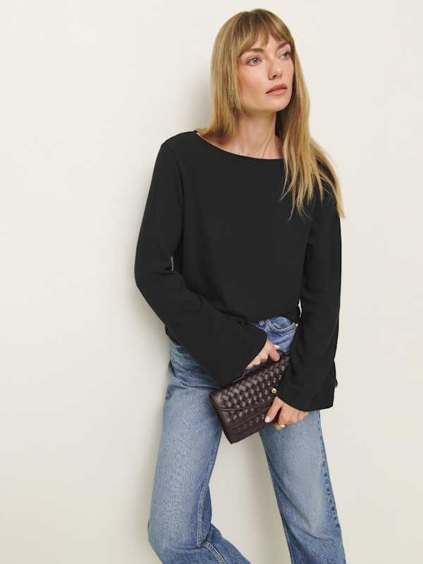Eternity Knit Top - Black