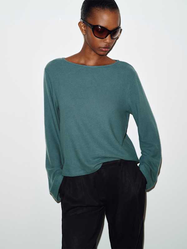 Eternity Knit Top - Dark Teal