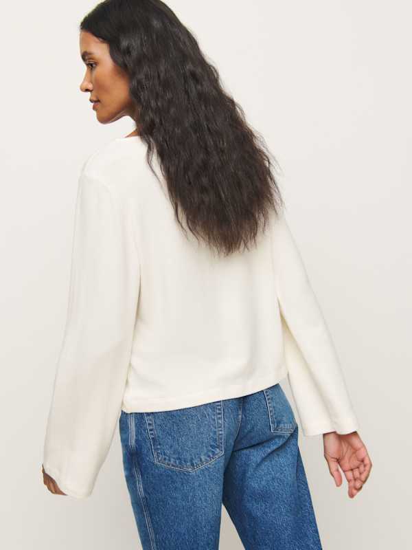 Eternity Knit Top - Fior Di Latte