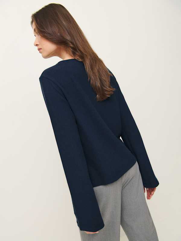 Eternity Knit Top - Midnight