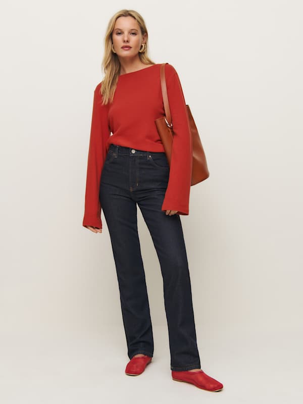 Eternity Knit Top - Sundried Tomato