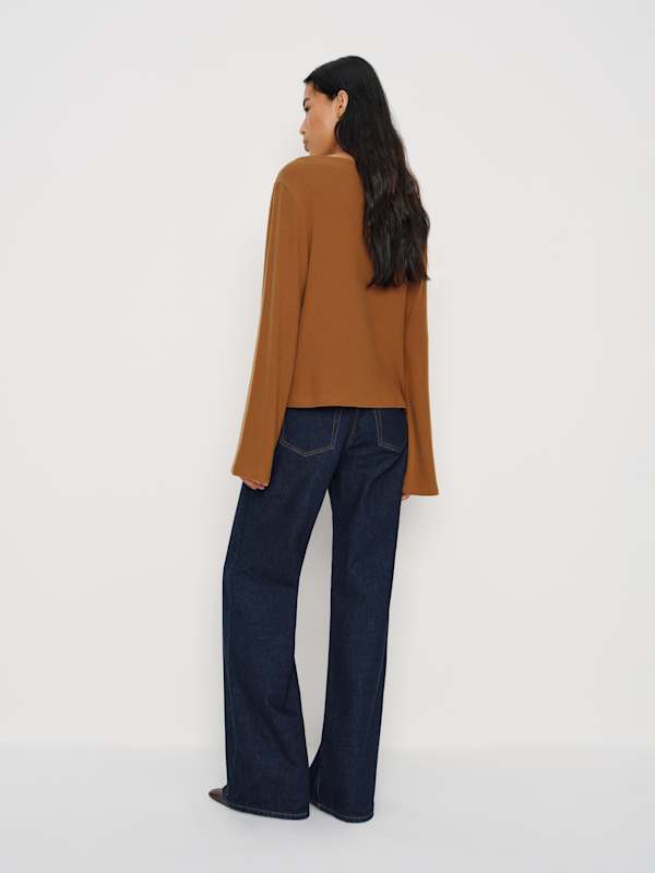 Eternity Knit Top - Toffee