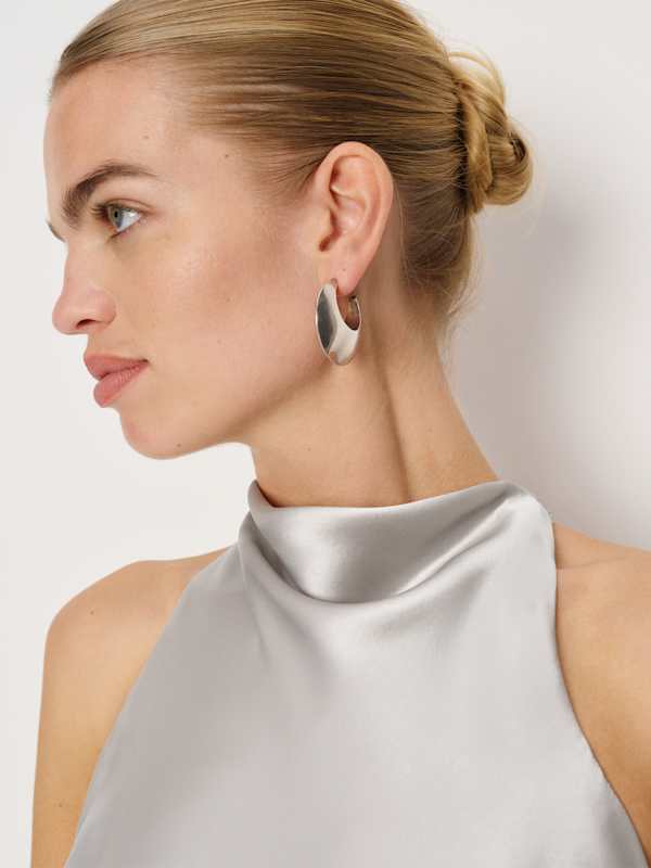 Anaiis Silk Dress - Moonlight