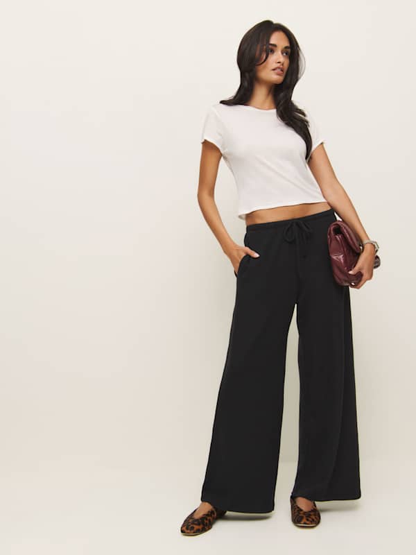 Olina Knit Pant - Black