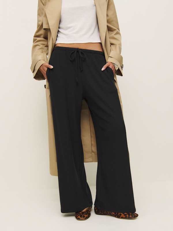Olina Knit Pant - Black