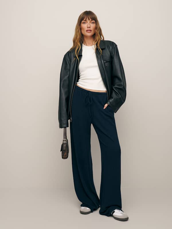 Olina Knit Pant - Midnight