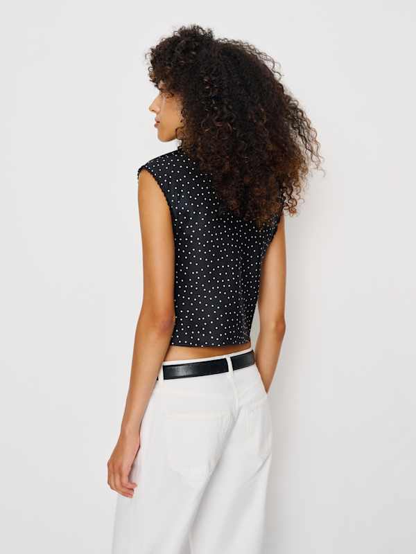 Cherry Silk Top - Selene