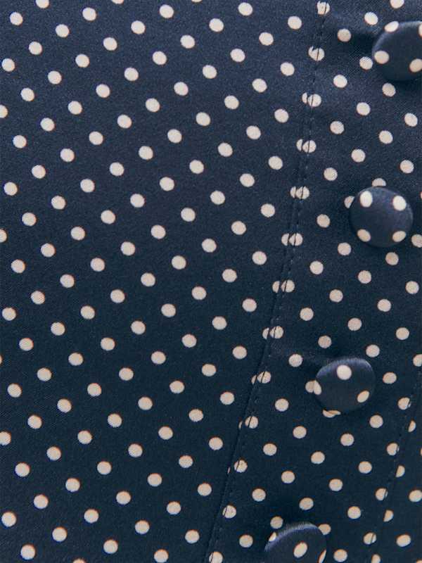 Ursula Silk Dress - Raindrops