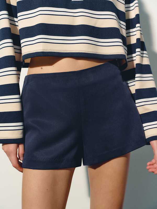 June Low Rise Short - Midnight