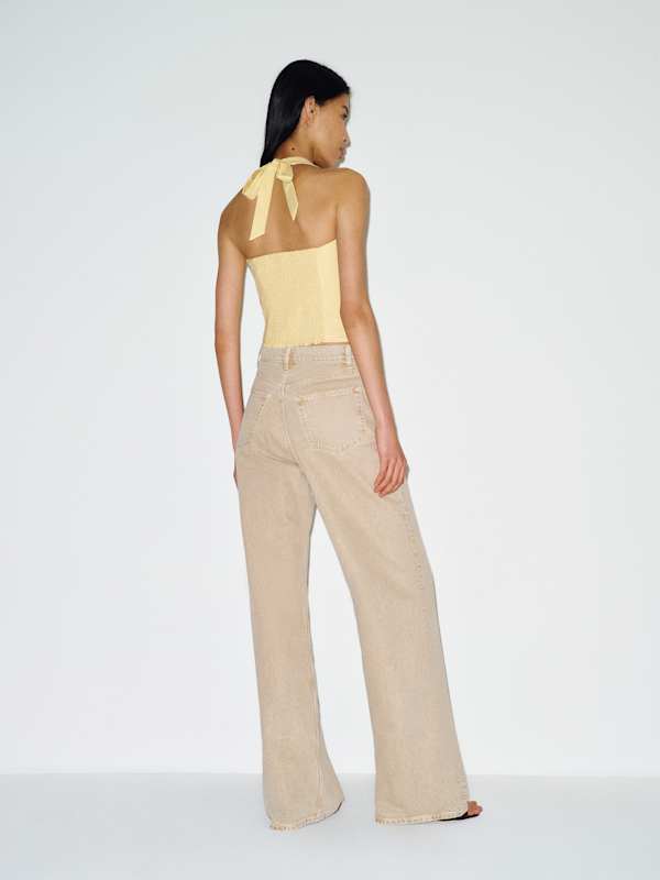 Malika Linen Top - Ray Of Light