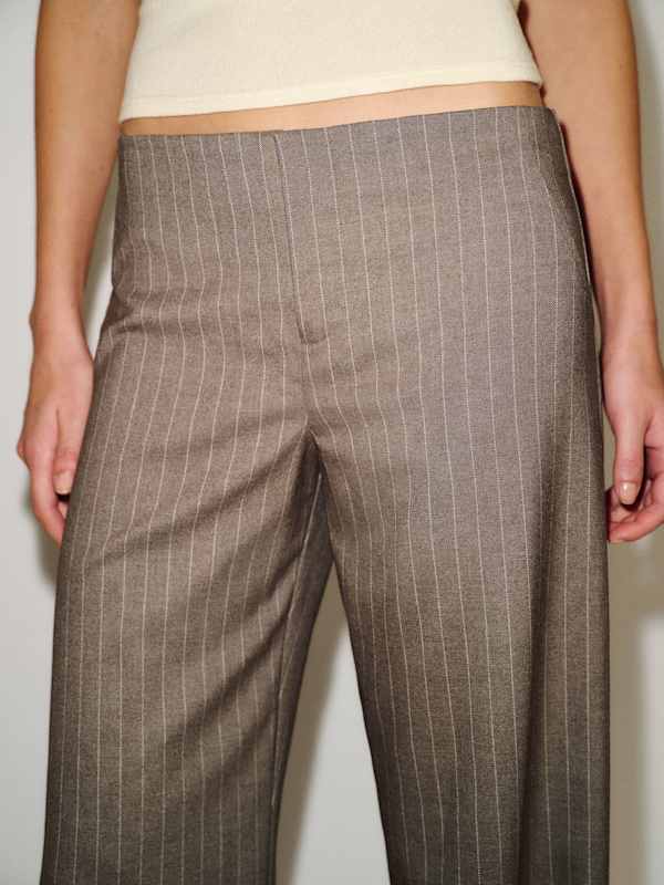 Vida Low Rise Pant - Nutmeg Stripe
