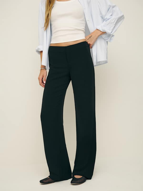 Vida Low Rise Pant - Pitch Black