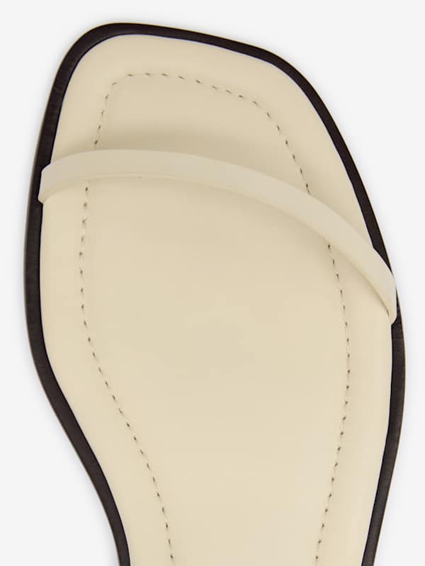 Lake Flat Sandal - Almond Leather