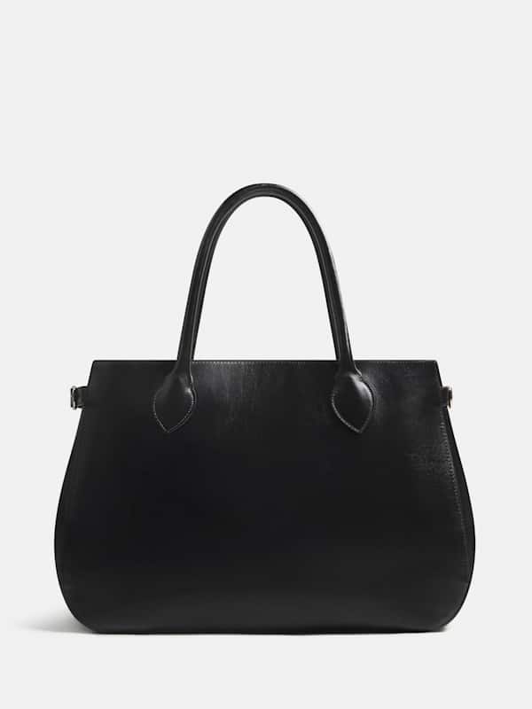 Oversized Patrizia Bag - Leather Black