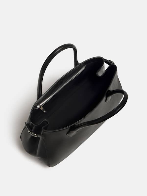 Oversized Patrizia Bag - Leather Black