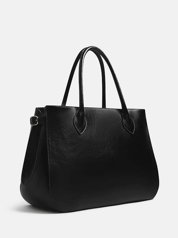 Oversized Patrizia Bag - Leather Black