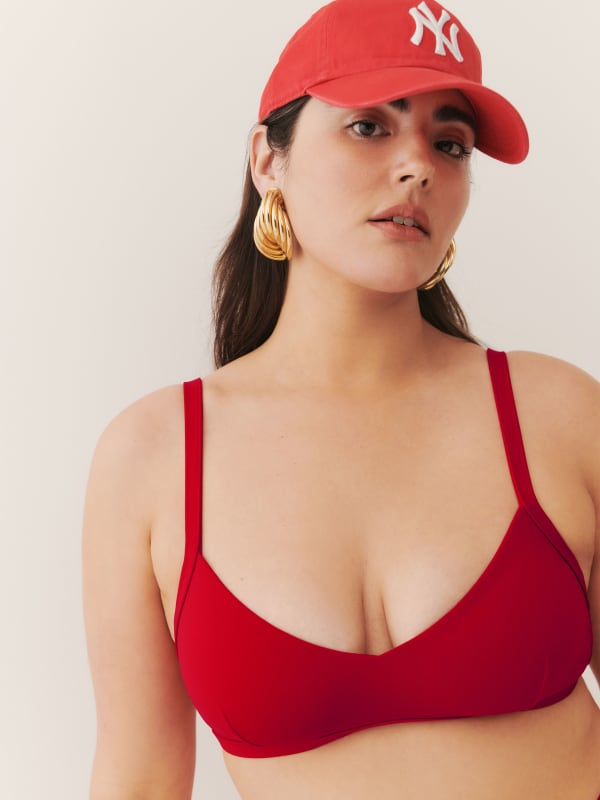 Soleil Bikini Top - Lipstick