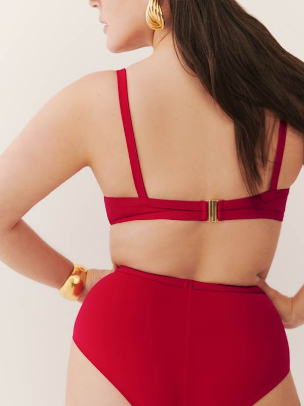 Soleil Bikini Top - Lipstick