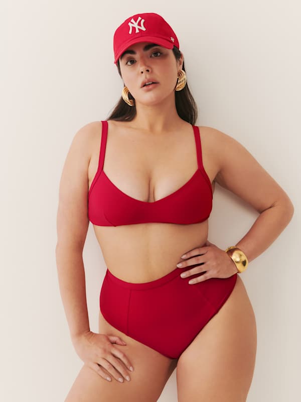 Soleil Bikini Top - Lipstick