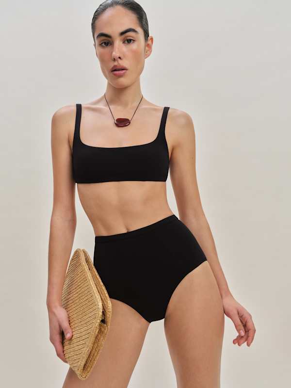 Azure Bikini Bottom - Black