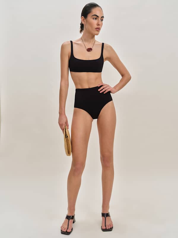 Azure Bikini Bottom - Black