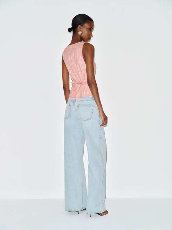 Meg Top - Watermelon Stripe