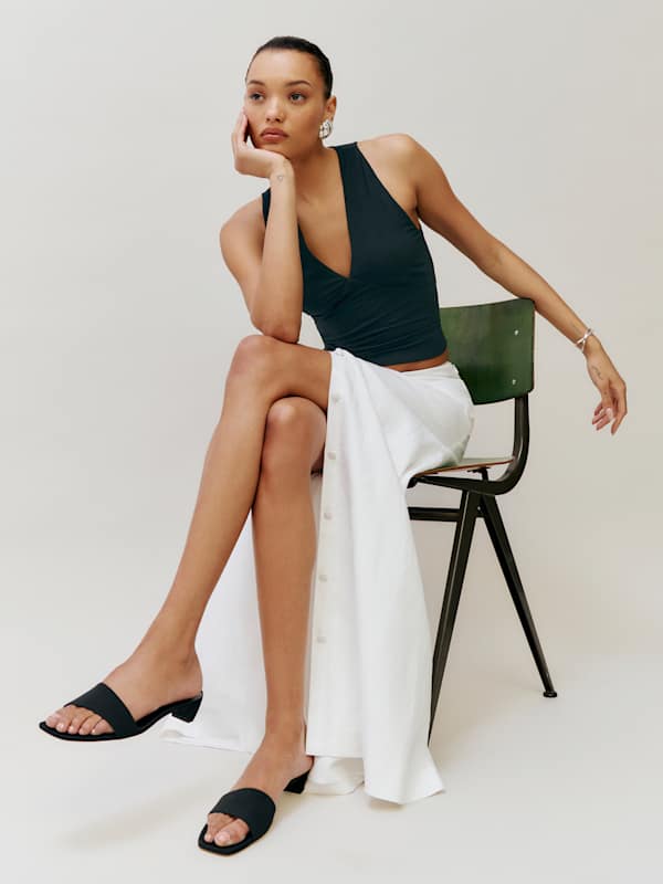 Bowie Knit Top - Black