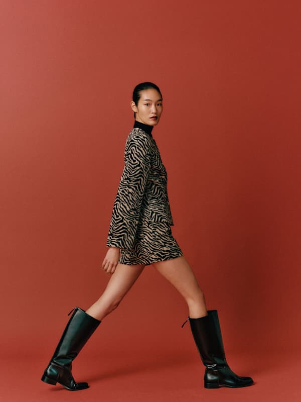 Carla Low Waist Skirt - Animal