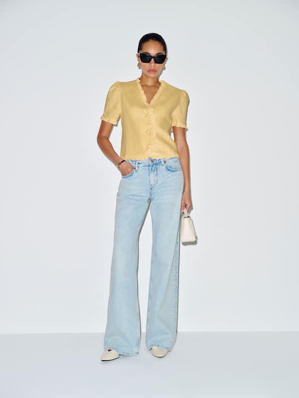 Top en lin Bess - Soleil toscan