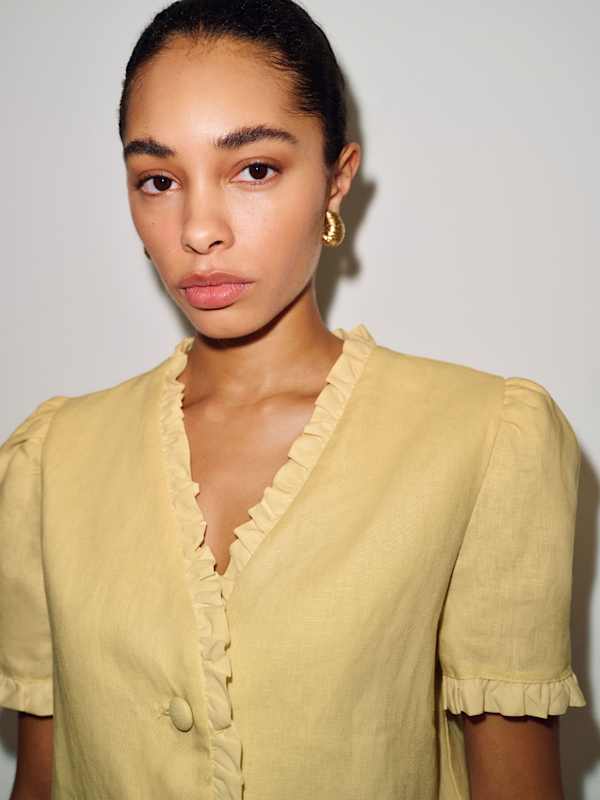 Top en lin Bess - Soleil toscan